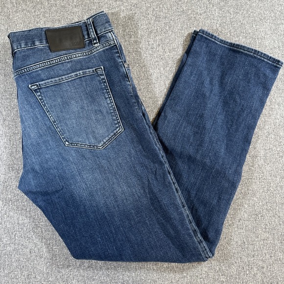 Buffalo by David Bitton Other - Buffalo David Bitton King Slim Boot Jeans Mens 34x30 Indigo Whiskered Sanded